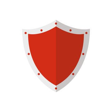 Isolated shield vector design
