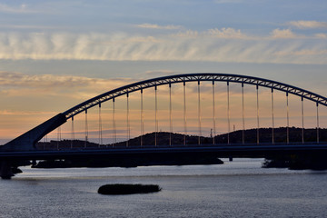 Obraz premium bridge over the Guadiana river