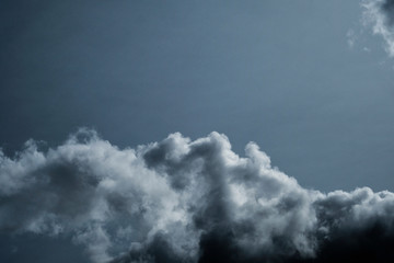 Sky clouds cirrus clouds on a blue background