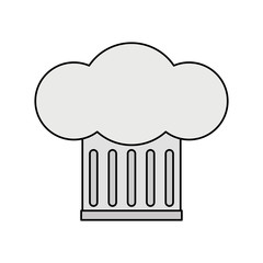 Isolated kitchen chefs hat design
