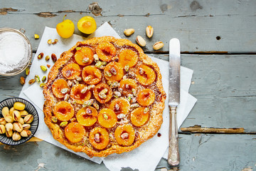Yellow plum tart