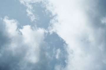 Sky clouds cirrus clouds on a blue background
