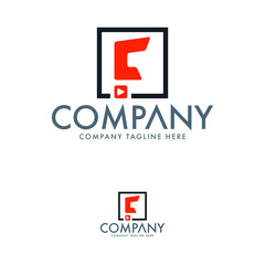 Creative Letter F Logo Design Template