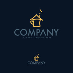 Coffee and Restaurant Logo Design Template