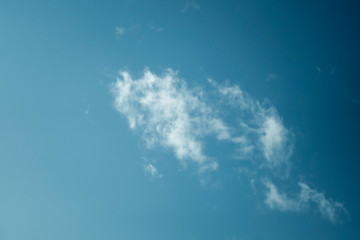 Sky clouds cirrus clouds on a blue background