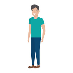 Fototapeta premium Isolated avatar man vector design