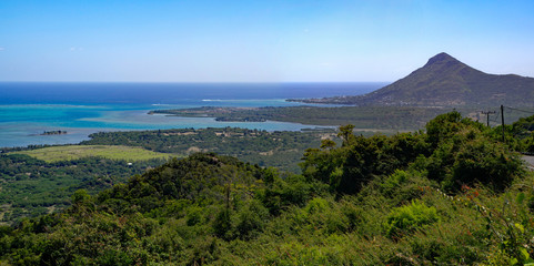 Le morne Tamarin Viewpoint located in the Black River Gorges National Park, Mauritius