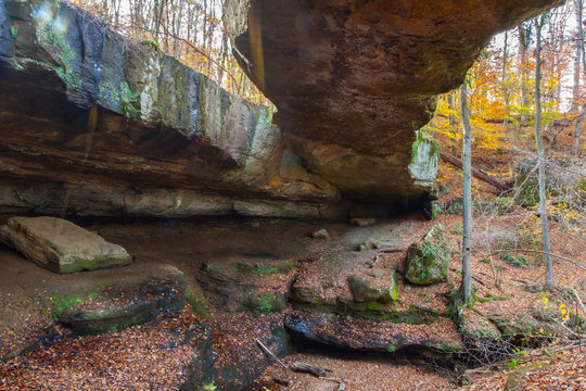 Rockbridge in Autumn, Rockbridge State Nature Preserve, Ohio
