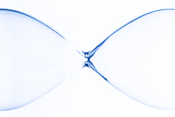 abstract background with blue curve