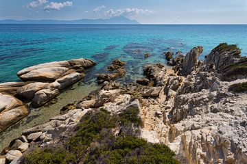 Platanitsi beach in Sarti Greece