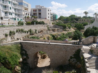 Polignano, Lama Monachile :  Deep incisions in the rock and with steep banks of karstic origin thus due to erosion. Its name derives from the presence of the monk seal in the past.