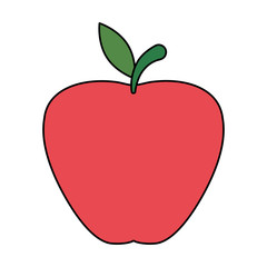 Isolated apple fruit vector design