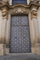 Beautiful workmanship on these entrance doors to a church