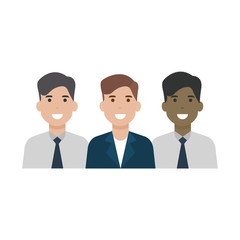 Isolated avatar men vector design