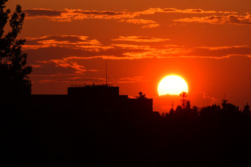 Dramatic Evening Skyline