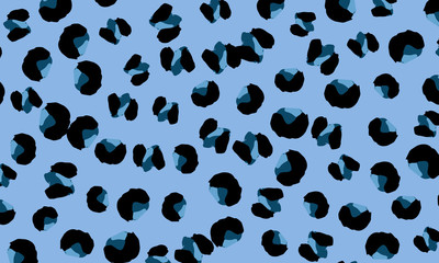 Fototapeta premium Leopard print design. Animal skin pattern.