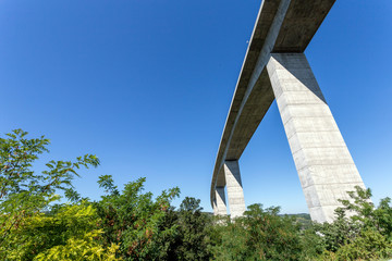 Koroshegy Viaduct near the lake Balaton in Hungary.