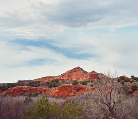 View at Palo Duro Canyon State Park in Texas
