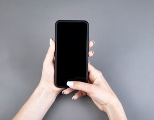 black screen mobile phone