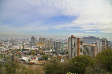 Skyline of Santiago de Chile