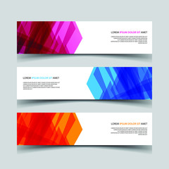 Fototapeta premium Vector Abstract design banner web template