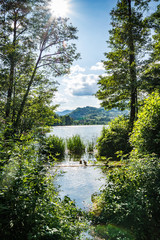 Plivsko Lake is a part artificial, part natural lake in Bosnia and Herzegovina, located in the municipality of Jajce