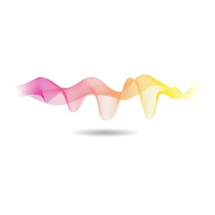 Wave line vector icon illustration