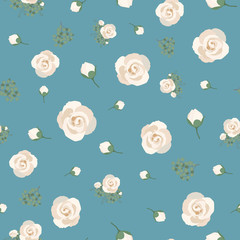 blue one Eucalyptus Rose Collection seaml stock