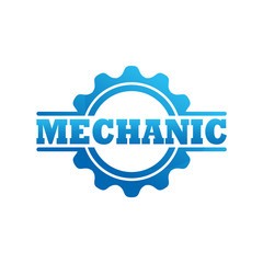 Mechanic Logo Template Design Vector, Emblem, Design Concept, Creative Symbol, Icon
