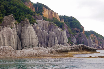 仏ヶ浦の奇岩