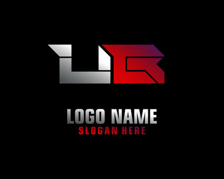 UB Initial letter logo template vector