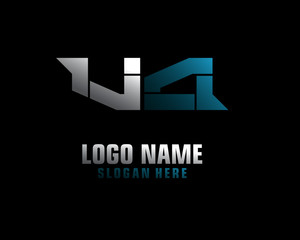 Obraz premium VA Initial letter logo template vector