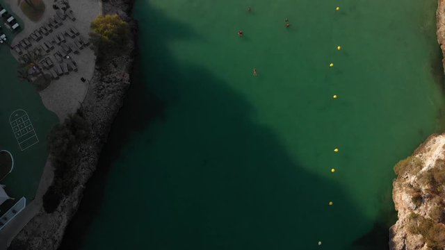 Spain Mallorca Cala Ferrera and Cala Esmeralda beaches at 4k 60fps and 30fps with a drone DJI MAvic Air and Action cam YI 4k+ 
shoots from above and below