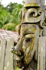 Indonesia - Traditional Dayak tribal culture, Borneo
