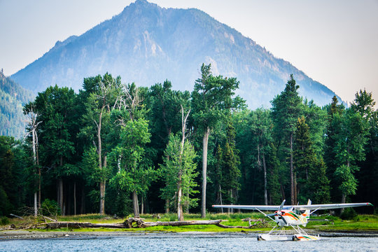 Sea Plane in the Mountains