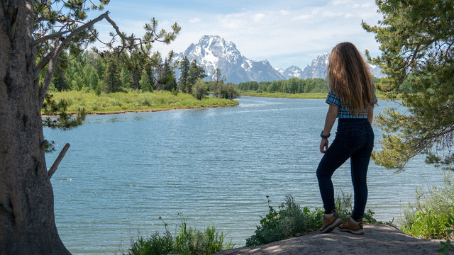 Grand Teton National Park, Wyoming. Oxbow Bend of the Snake River.