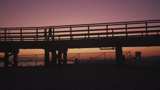 Sunset in slo-mo at the Seal Beach pier.