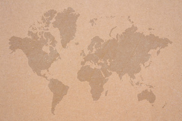 Fototapeta premium stara mapa świata