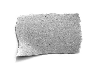 torn paper on white