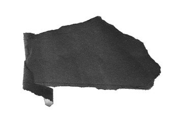 torn paper on white