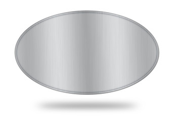 metal plate with copy space for text