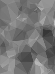 Black and white polygon pattern backdrops. Beautiful geometric gradient background. Templates for placards, reports, banners, flyers and presentations.