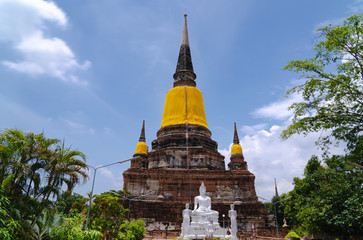 Wat Yai Chaimongkol Temple, at Phra Nakhon Si Ayutthaya, Thailand