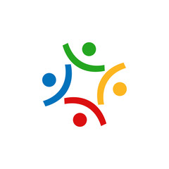 Community graphic design template vector isolated illustration