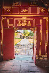Hue imperial palace and Royal Tombs in Vietnam