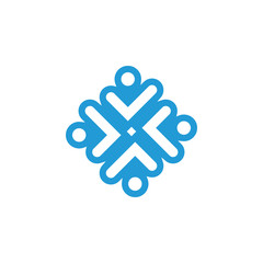 Community graphic design template vector isolated illustration