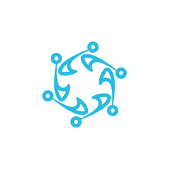 Community graphic design template vector isolated illustration