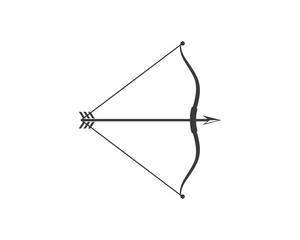Arrow archery icon vector illustration Logo Template