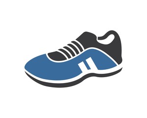 shoes icon logo vector illustration design