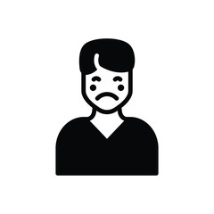 Black solid icon for pale 